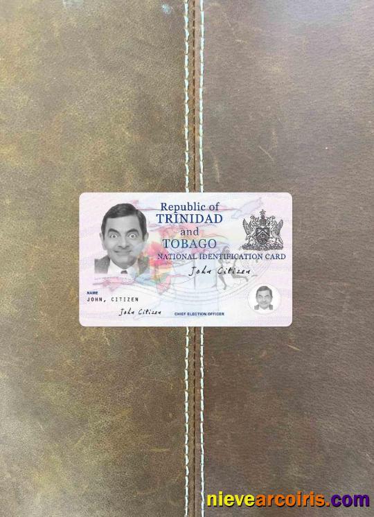 Trinidad and Tobago ID card photolook